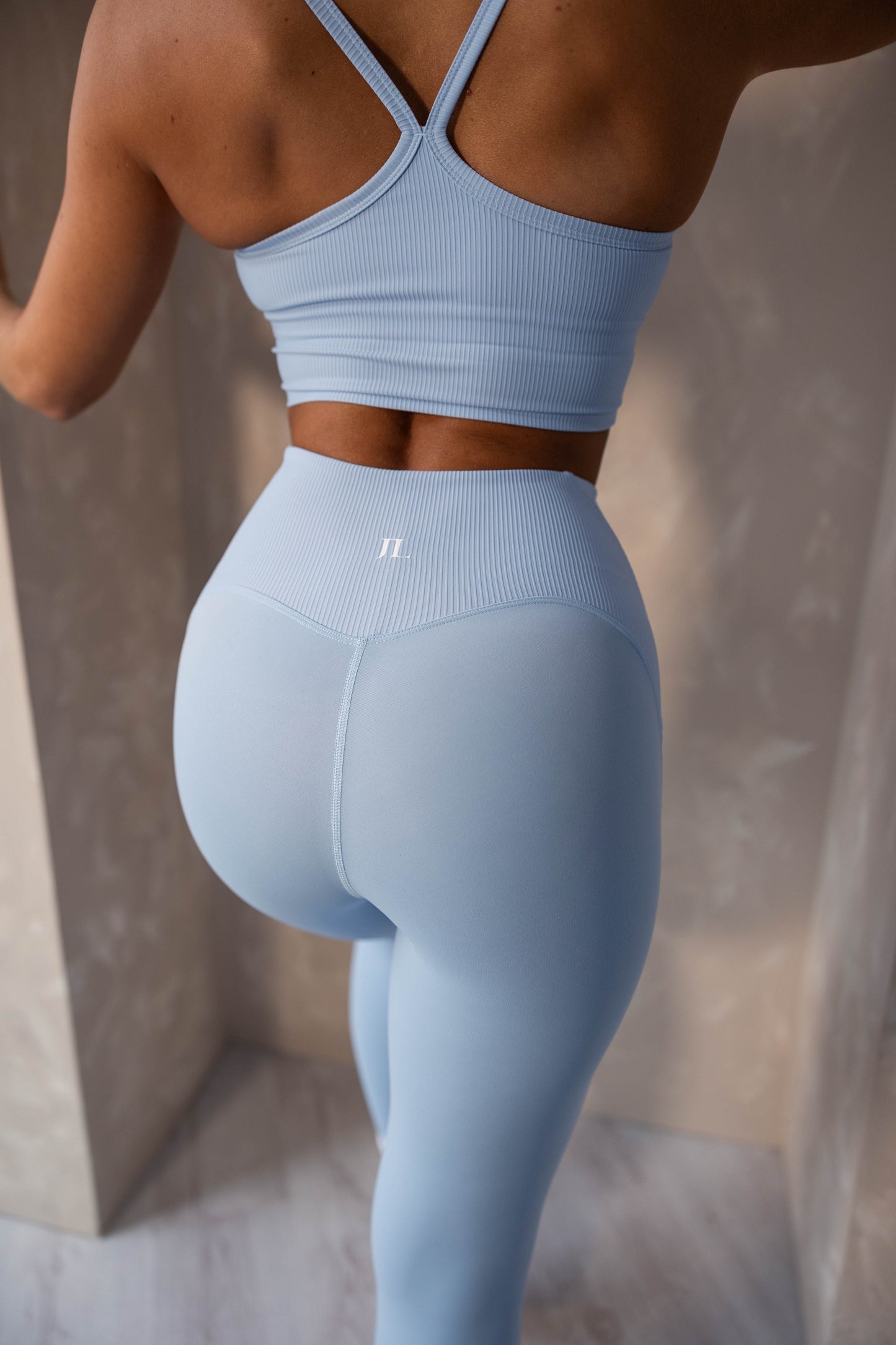 Baby Blue 3 Piece Yoga Set