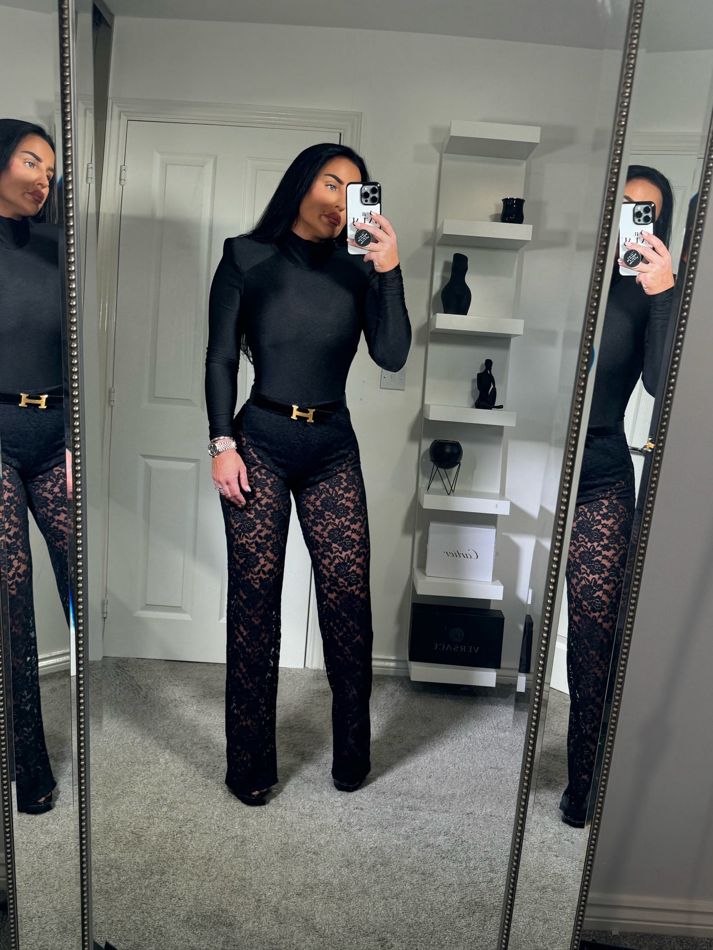 Lace Pants - High Waist