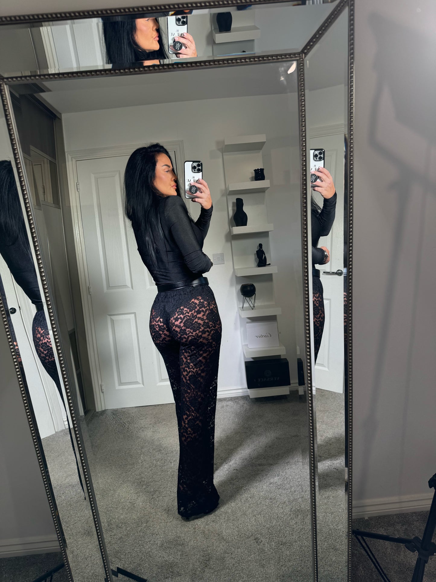 Lace Pants - High Waist